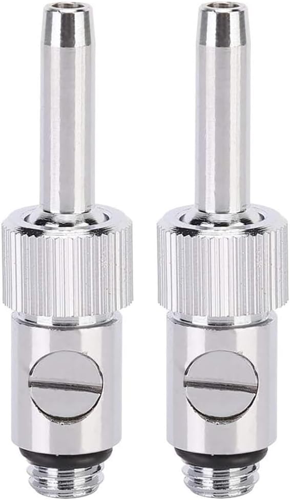 ZORZA 2Pcs M10 Fountain Nozzle Stainless Steel Fountain Nozzle Electroplated Silver Adjustable Silver Threaded Copper Fountain Nozzle for Outdoor Landscaping