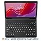 EasyAcc Tastatur Hülle Kompatibel mit Lenovo Tab M11 TB330 2024 mit Schutzfolie, [QWERTZ Deutsches], Abnehmbar Tastatur Schutzhülle mit Pencil Halter, Schwarz