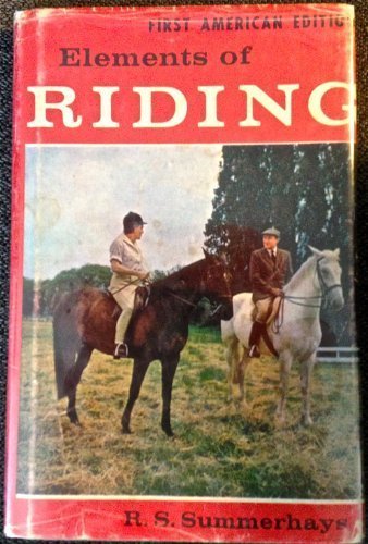 Elements of riding B0006AYWDK Book Cover