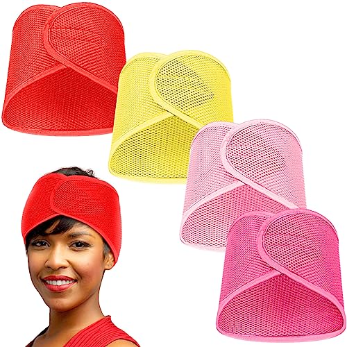 Xuhal 4 Pieces Mesh Hair Wraps for Black Women Sleeping Hair Wrap Scarf