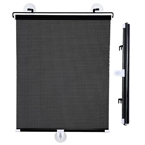 Schaduw Rolgordijnen Met Zuignappen,verduisterend Gordijn,zonbeschermende Gordijnen,warmte-isolatie/anti-uv,kantoor,keuken,auto,zuignap Rolgordijnen Zonder Boren,W58xH125cm/23x49in