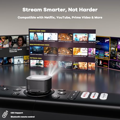 Portable Smart Projector 4K Support