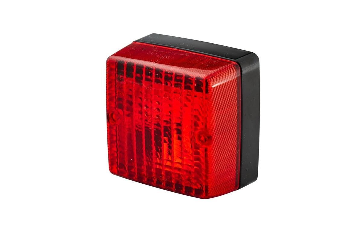 HELLA Lampy przeciwmgłowe tylne - Halogen - 12V - Oprawa - Kolor szkła reflektora: czerwony - Wtyczki: Wtyk płaski - z prawej/z lewej - 2NE 003 315-011