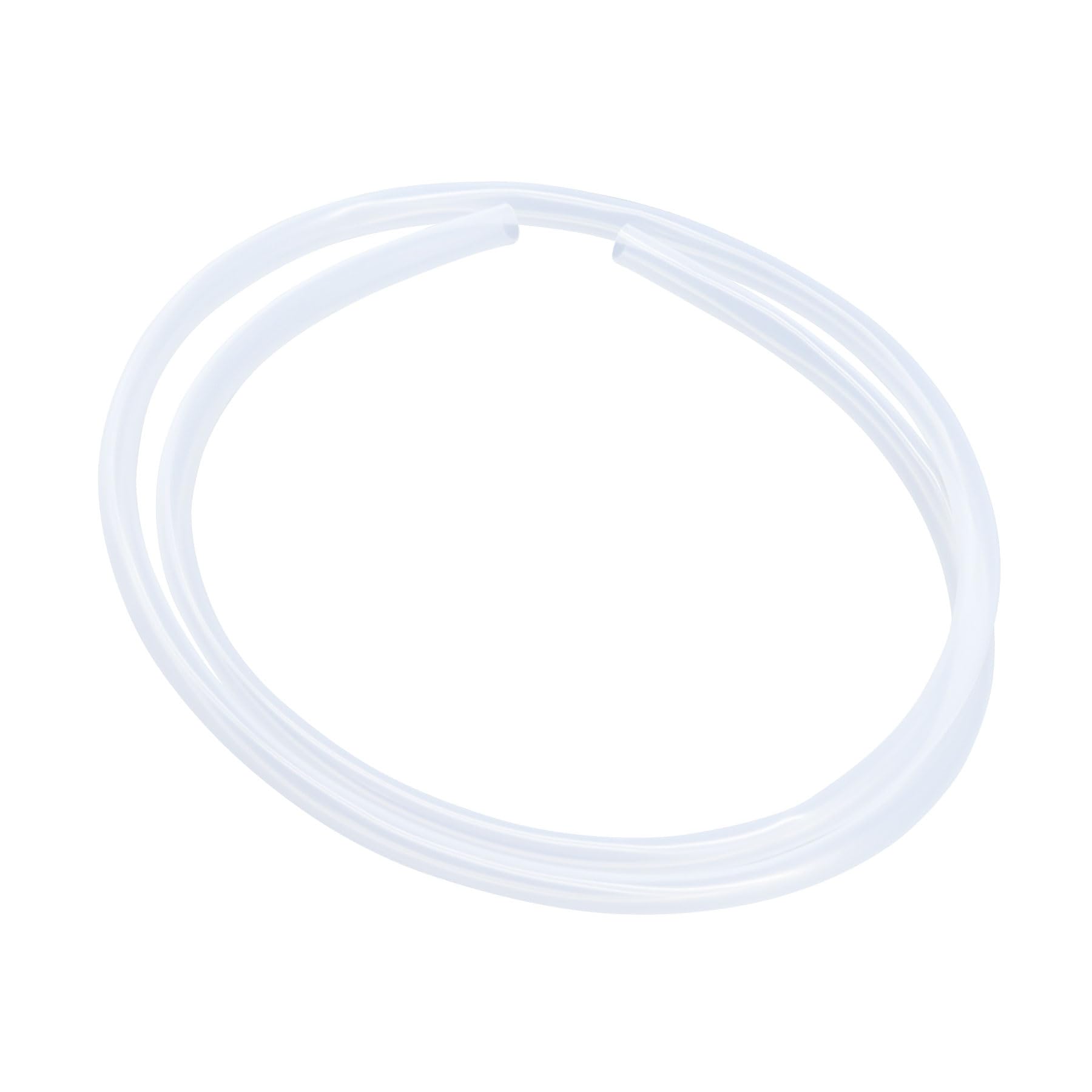 iMeistek Silicone Tubes 10mm ID x 12mm OD (1 Metres),Flexible Clear Food Grade Silicone Tube Hose for Air/Water Pump Transfer,Homebrew,Aquarium