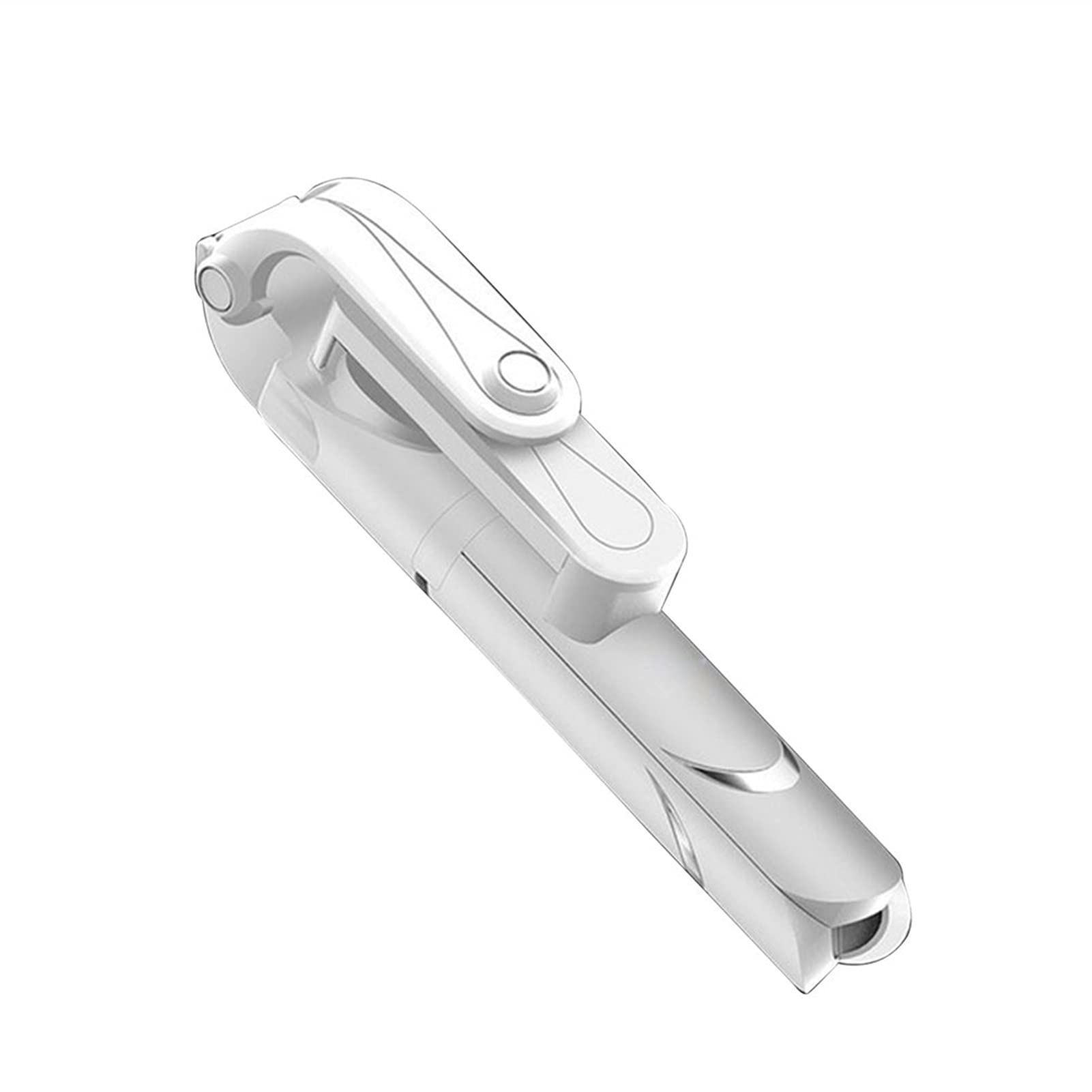 Palo selfie para teléfono SCRUBY blanco con mini trípode expandible y monopié plegable para iPhone 8