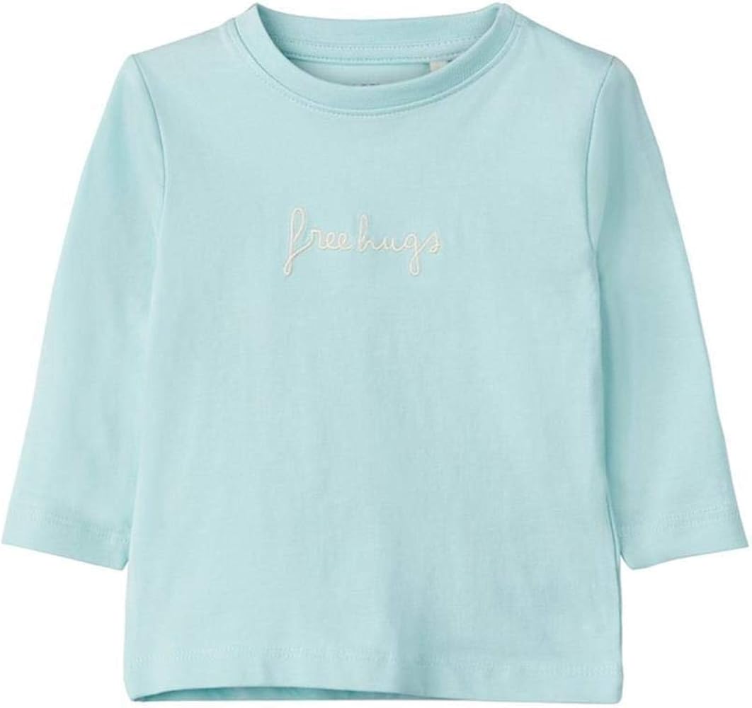 Sudadera De Manga Larga Para Bebés Name It - Con Texto 'Dulce', Algodón Orgánico