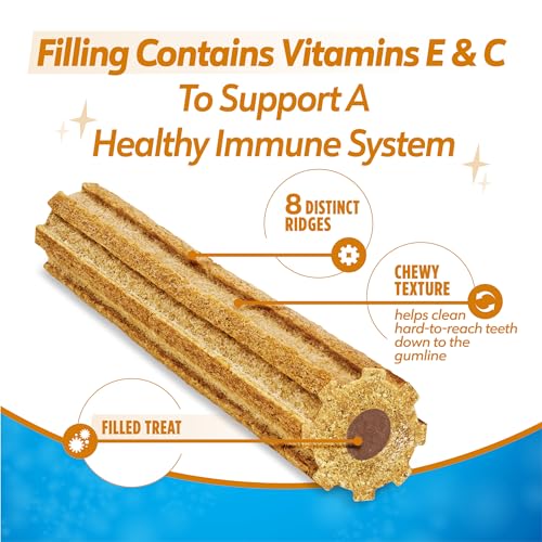 Dentalife Purina Plus Immune Support Chicken, Apple and Blueberry Flavor Large Dog Dental Chews, MP – 19 ct. Pouch Dentalife Purina Plus Immune Support Chicken, Apple and Blueberry Flavor Large Dog Dental Chews, MP – 19 ct. Pouch