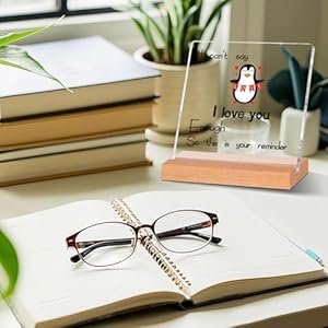 Valentines Day Gifts for Him Her Wife, Wedding Anniversary Acrylic Plaque for Men Women, Romantic l Love You Gift for Mom, Birthday Present for Husband Couple Boyfriend Girlfriend Valentines Day Gifts for Him Her Wife Wedding Anniversary Acrylic Plaque for Men Women Romantic l Love You Gift for Mom Birthday Present for Husband Couple Boyfriend Girlfriend