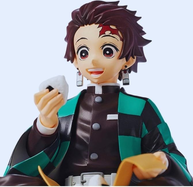 Image of Anime Action Figure | Premium Collectible Limited Edition | Attractive Lightweight Toy Figures for Home Decoration Office Desk and Study Table by Anime Collectors (Tanjiro Sitting)