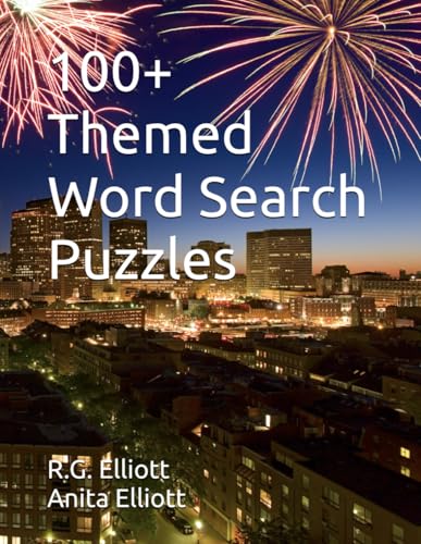 100+ Themed Word Search Puzzles: Large Print, Paperback Glossy Pe...