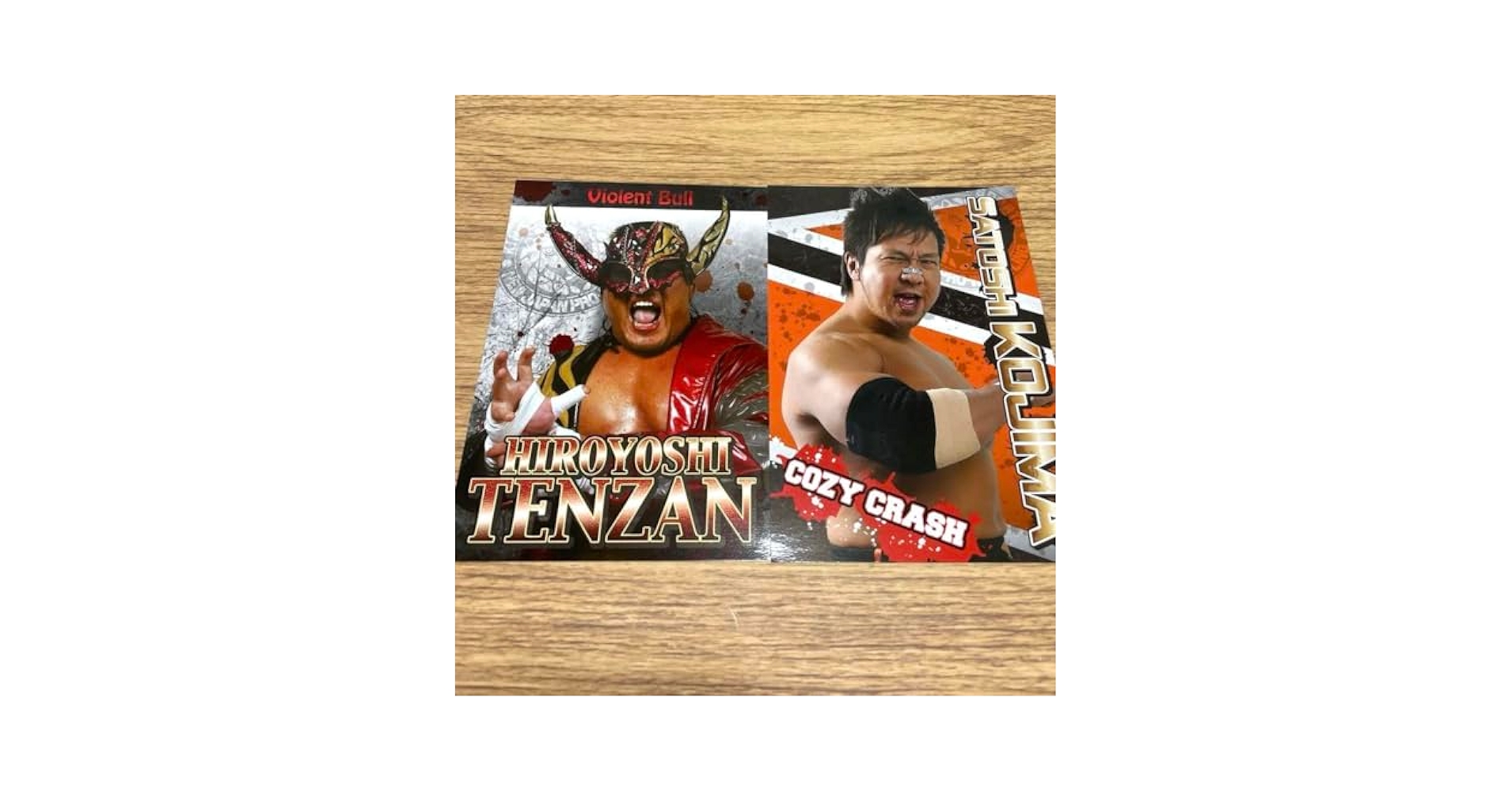 Amazon.co.jp: 新プロレス テンコジ ポストカード 天山広吉 小島