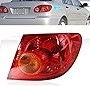 WFLNHB Right Side Tail Light Replacement for Toyota Corolla 2005-2008 Rear Tail Light Lamp Assembly 8155002290 TO2801154 Passenger Side