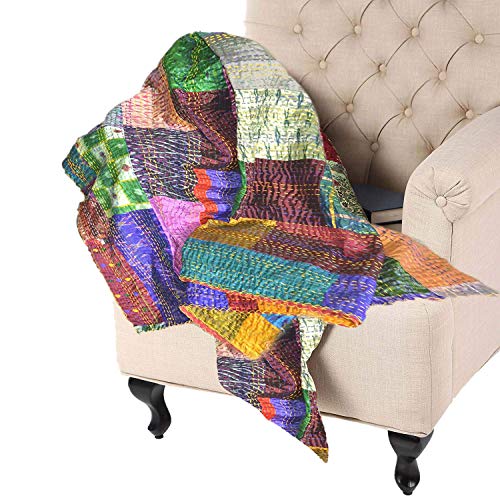 KraftDirect Quilts Throws, Decorative Throws for Sofa, Quilted Throws for Sofa, Sofa Throw Cover …