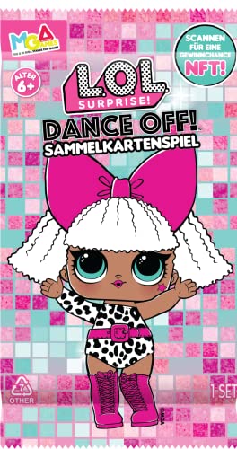 LOL Surprise Dance Off Trading Cards Deutschland - 1 Booster Pack mit je 8...