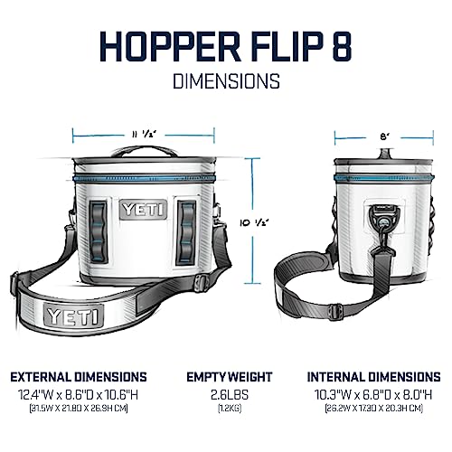 YETI Hopper Flip 8 Cooler portátil, verde acampamento