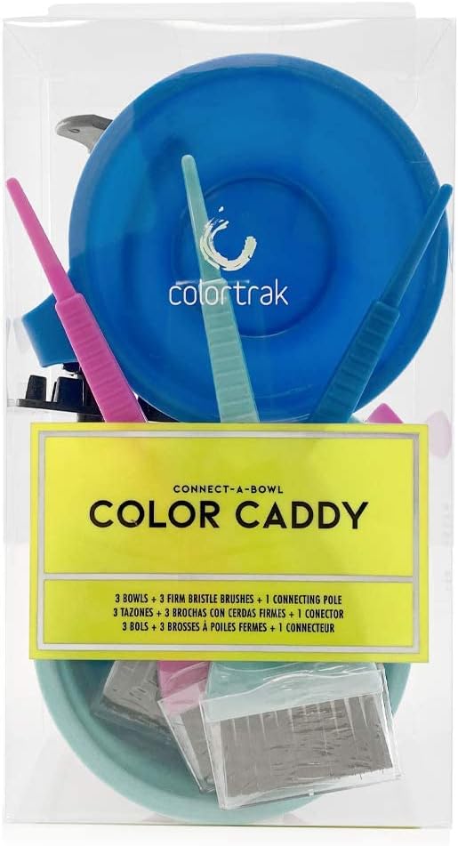 Colortrak Hair Dye Bowl Caddy, Includes Center Caddy Pole