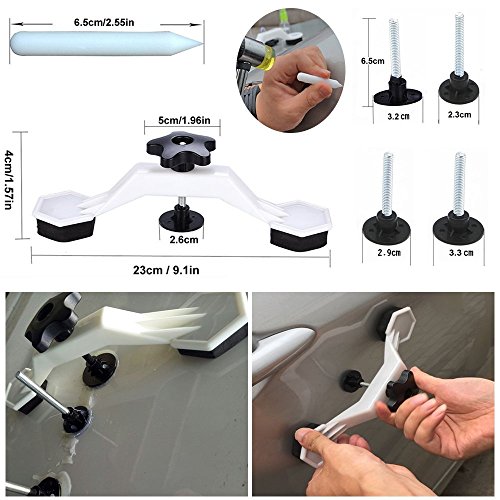 Folconroad Pops - Kit de Reparación de abolladuras de abolladuras  sin Pintura, para Reparación de abolladuras con Máquina de Lavado de frigorífico y Motocicleta
