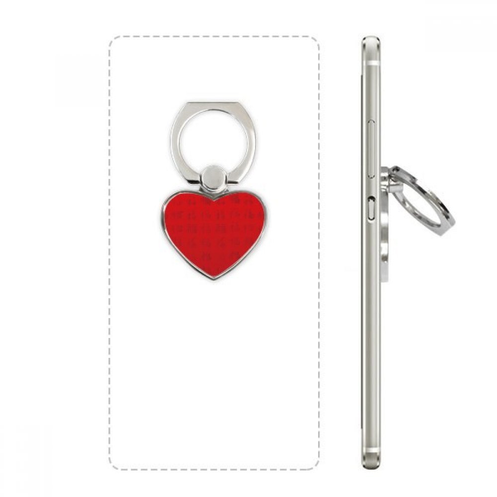 Anillo de teléfono anticaídas con agarre ergonómico Fook rojo 4