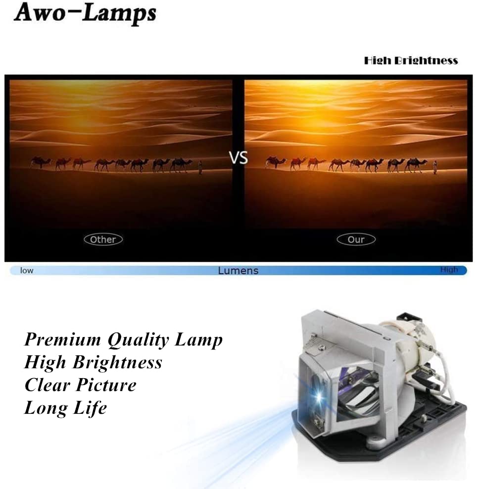 Lámpara Original UHP para Proyector AWO BL-FU240A / BL-FU190E miniatura 4