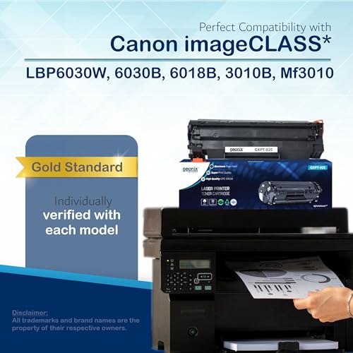 Image of GEONIX 925 Toner Cartridge for Canon LBP 6030W, 6030B, 6018B, 3010B, MF3010 (Black)