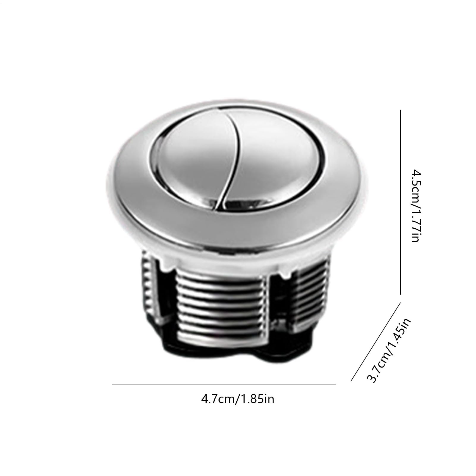 Botón Descarga Inodoro - Botón Doble De Cabeza, Reemplazo Del Boţón WC | Kit De Reemplazo Universal Ajustable Para Tanque De La Mayoría De Inodoros De Doble Descarga.