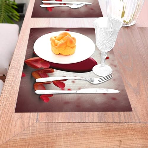 Lot de 6 sets de table de cuisine lavables et antidérapants