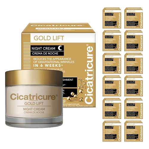 CICATRICURE Gold Lift Night Cream, 1.7 Ounce, Pack of 12