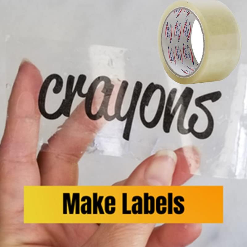 Image of Transparent Cello Tape 2 Inch Multipurpose Clear Tape For Home And Office Use, Decorating And Diy Industrial Packaging Tape Box Packing 100 Meter Pack of 3