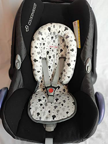 MOON-BEBE Reductor Universal MaxiCosi, Silla de Coche y de Paseo (WHITE)