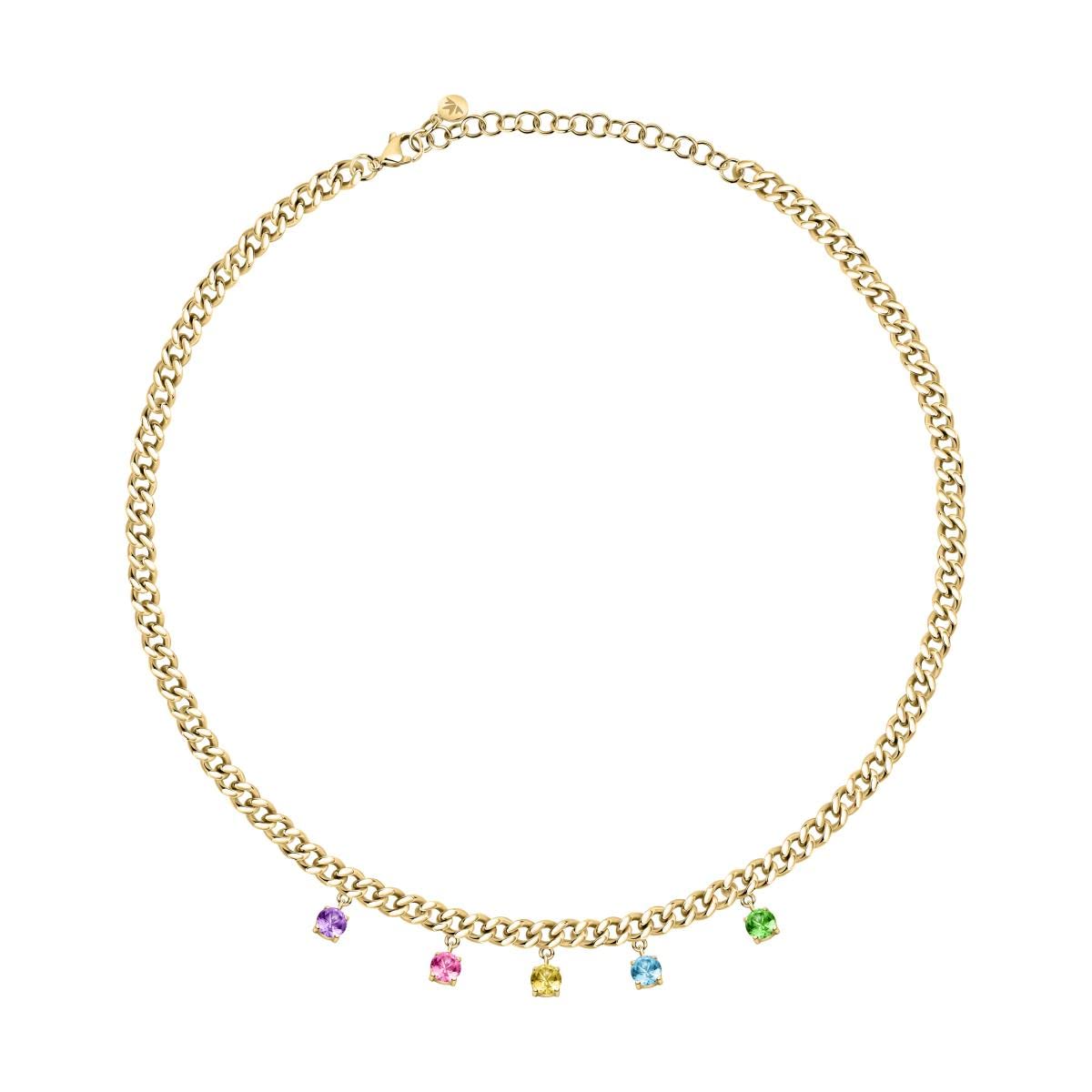 Morellato Poética - Collar para mujer de acero, cristales, IPG – SAUZ01