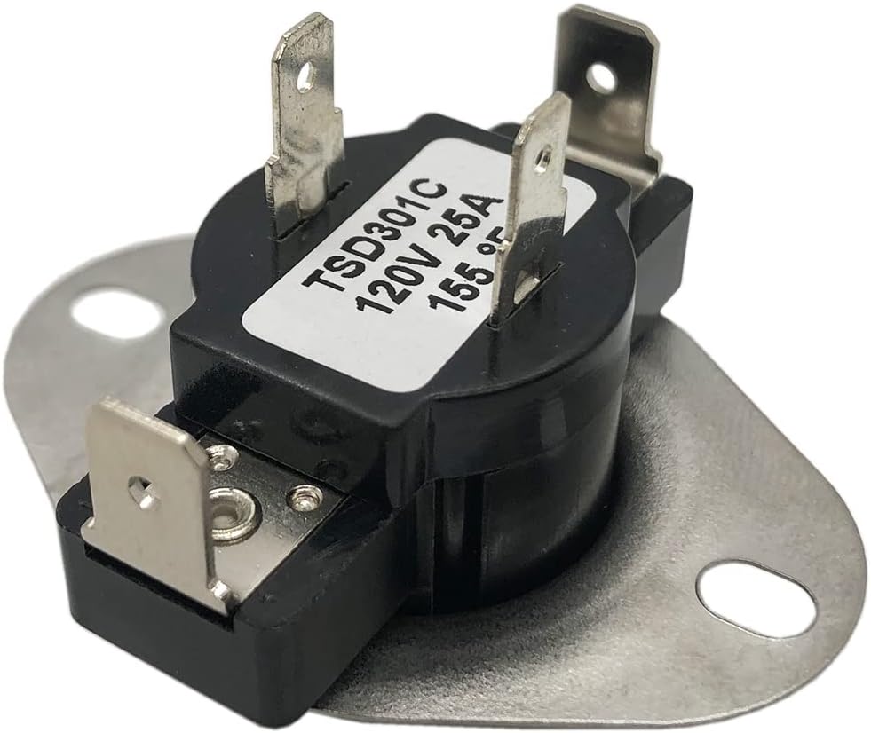 Edgewater Parts 8318268 Dryer Thermostat Compatible With Whirlpool Dryer Model# (LEQ, LEN, LGQ, GGQ, GEQ, LGN)