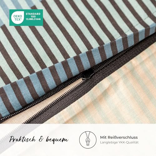 Flanell-Bettwäsche Dilios Premium 135×200 cm aus 100% Baumwolle