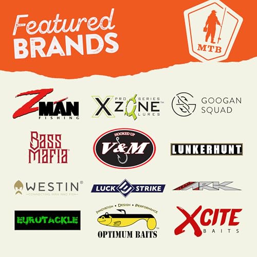 Image of Catch Co Mystery Tackle Box Freshwater Largemouth and Smallmouth Bass Lures Fishing Kit