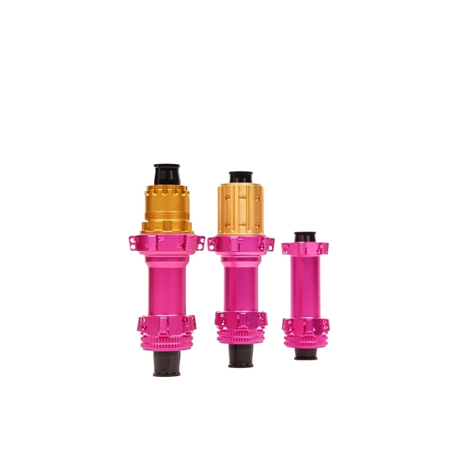 Generico Buje de Carretera Ultraligero Rojo y Morado, trinquete Estrella 36T, Freno Bloqueo Bicicleta, tracción Directa, 24 Agujeros, 100-142XDR/HG