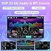 [4G+64G] 8 Core Car Radio for Toyota Yaris Vios 2007 2008 2009 2010 2011 2012 - Android 13 Touch Screen Stereo, DSP 32 EQ Audio/IPS Screen/Carplay/Android Auto/SWC/BT 5.0/WiFi
