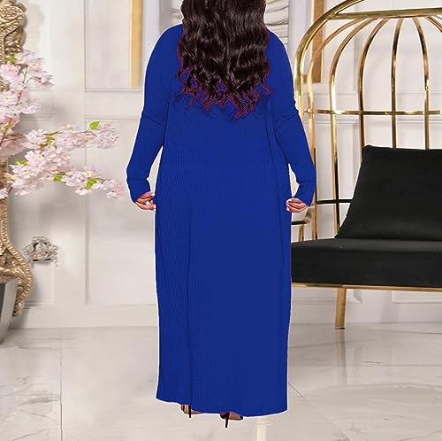 Image of Women's 2 Piece Outfits Set Ribbed Short Sleeve Casual Crop Top Wide Leg Pants Suit Set
