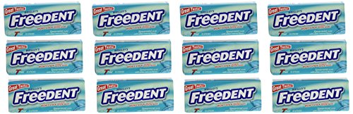 FREEDENT GUM SPEARMINT 15 sticks, 12 pack, (180 sticks total)