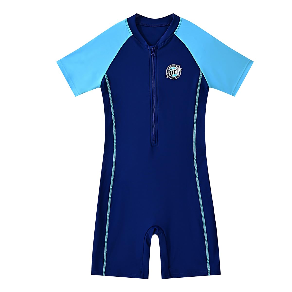 karrack Girls and Boys One Piece Rash Guard Swimsuit Kid Water Sport Short Swimsuit UPF 50+ Sun Protection Bathing Suits
