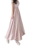 Women's Wide Leg Capri Pants Casual Elastic Waist Silk Satin Culottes