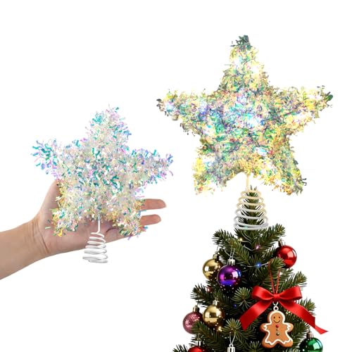 Christbaumspitze Tinselstern, Exquisite Weihnachtsdekoration, Mini...