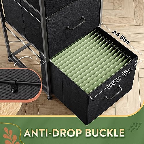 4 Drawer File Fabric Storage For Home