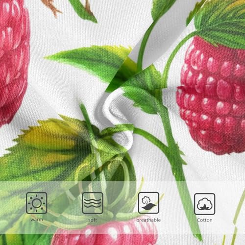 Toddler Underwear Floral 2t Cotton Little Girl Panties Pattern Briefs Underpants Red Raspberry Fruits Green White3