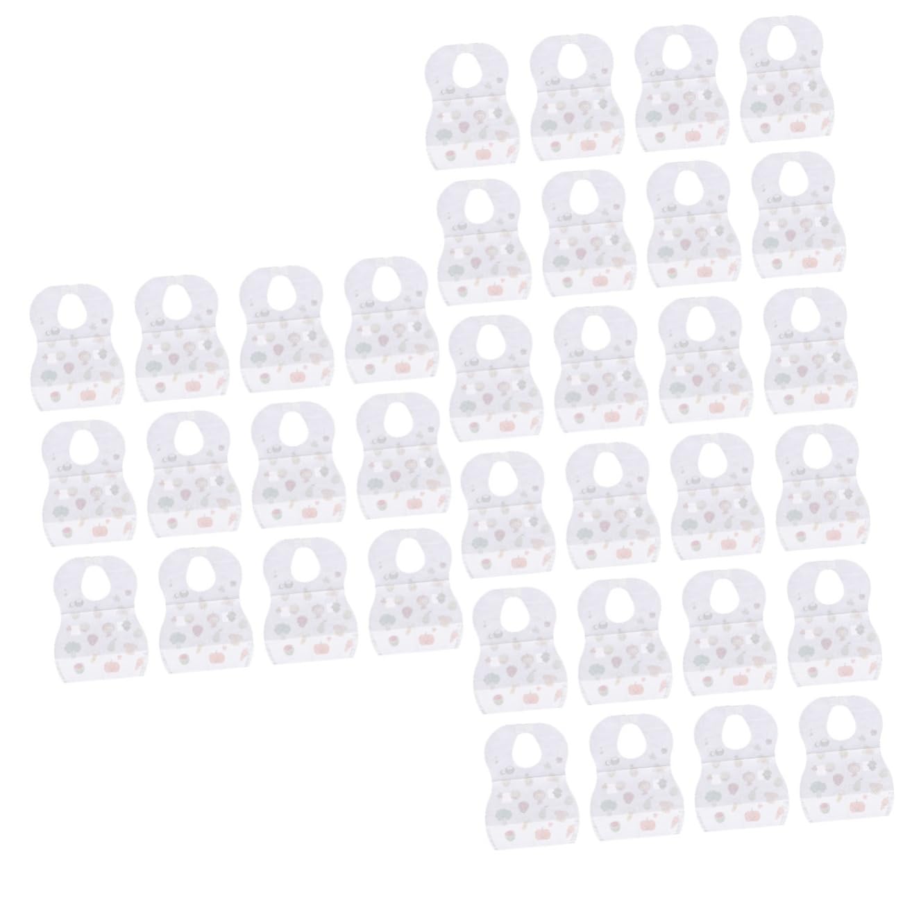 Healifty 40 Pièces Bavoirs En Silicone Pour Bébé Bavoirs D'Alimentation Pour Bébé Fille Pour Jetables Pour s De Déjeuner Pour Salive Tablier
