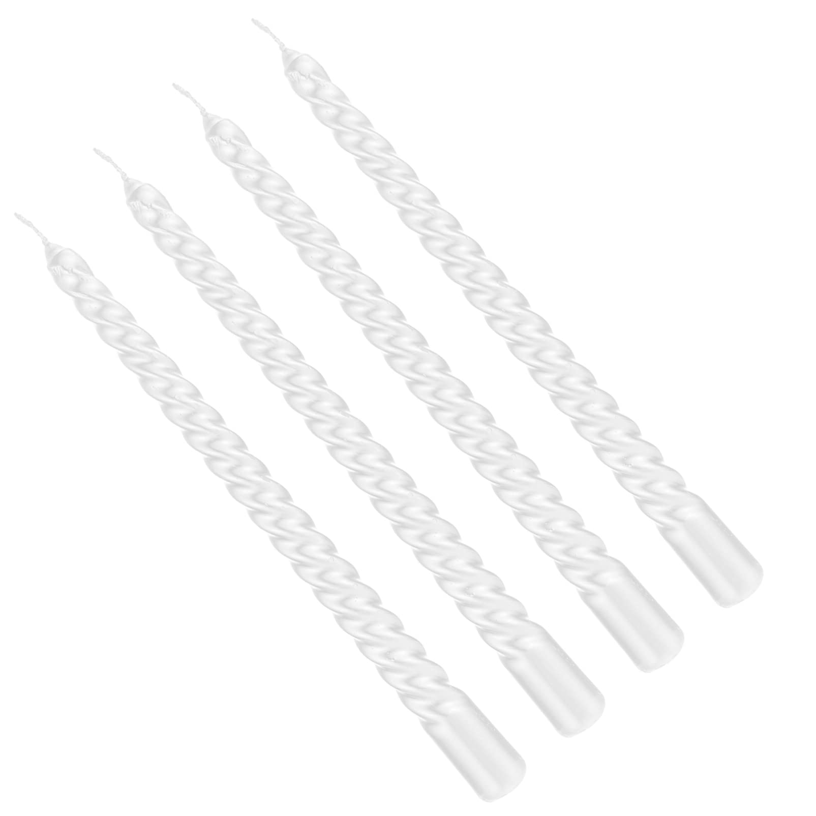 HOLIDYOYO 12pcs European Style Pole Threaded Candles for Romantic Dinner Decor Wedding and Valentine Day Celebrations Candle for Home Centerpieces