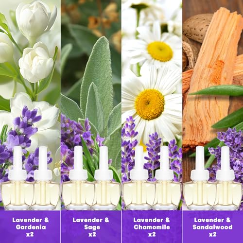 Image of Plug-In Air Freshener Refills 8 Count, Scented Oils Refills for Sleep