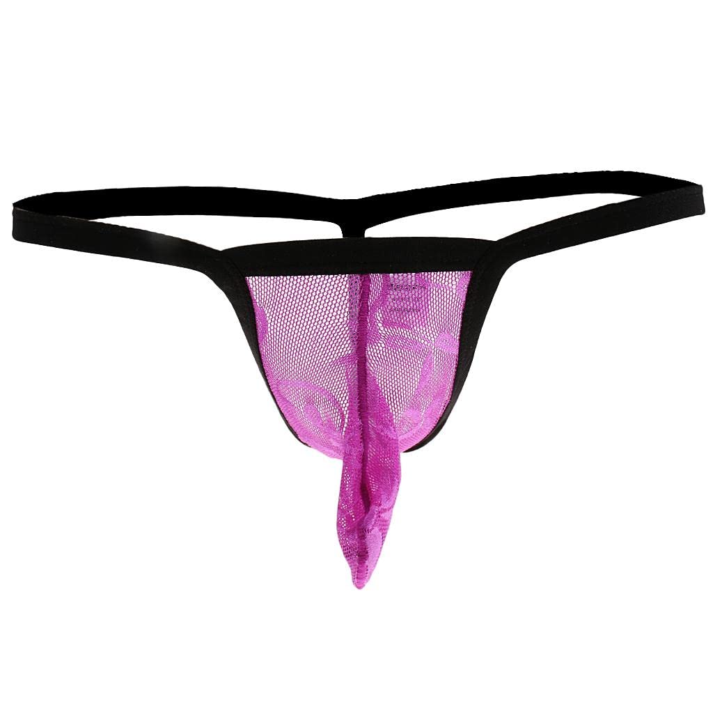 Men's Bulge Pouch G-String Thong T-Back Underwear Briefs XL Purple | Clothing Shoes & Accessories | Mens Clothing | Underwear | 1 x Men’s Thong-image-34