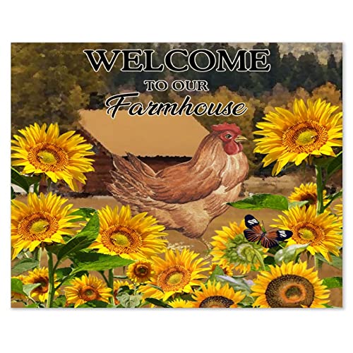 Décoration murale en bois vintage Welcome pour sublimer votre salle à manger