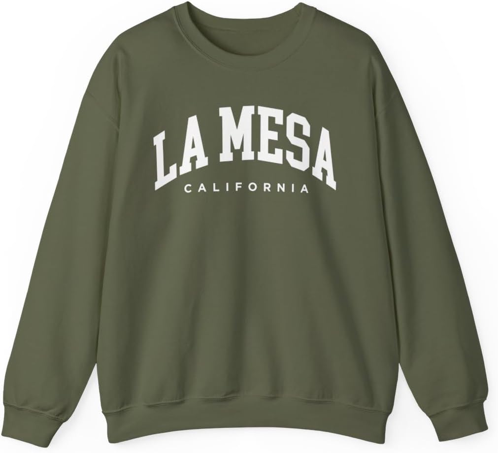 La Mesa California Adult Unisex Crewneck Sweatshirt