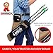 SAMICK SPORTS Archery Arrow Quiver - Adjustable Waist Hanged Quiver with 3 Removable Tubes & Pockets for Archery Arrows Case & Equipment - Ideal for Hunting & Target Practice - Right Handed Only