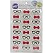 Wilton 710-2084 24 Count Bow Ties and Glasses Mini Icing Decorations